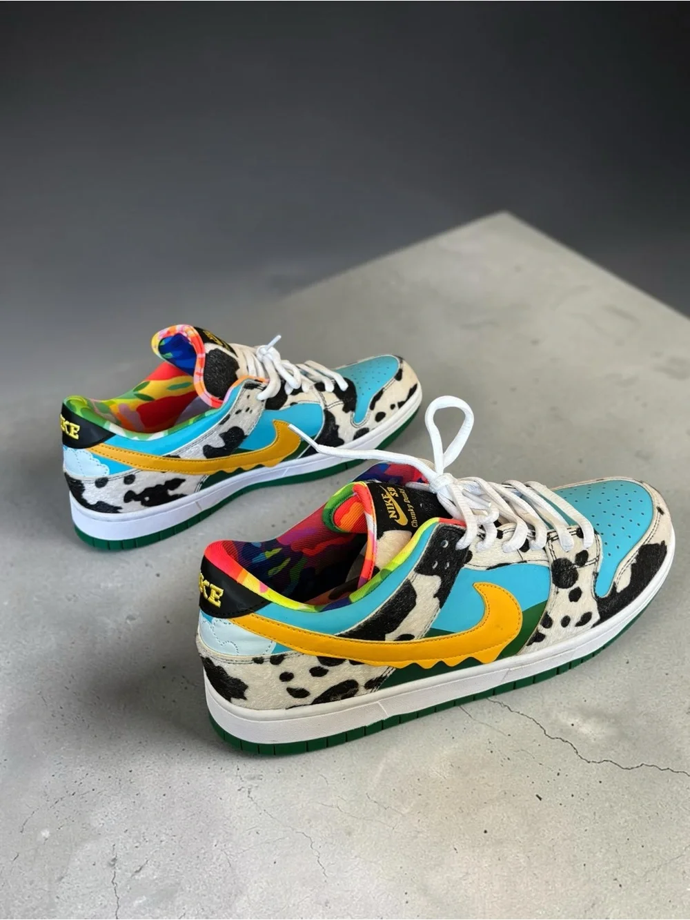 Nike SB Dunk Low Chunky Dunky collaboration Ben & Jerry's Men’s 13.5 New No Box - Picture 7 of 12